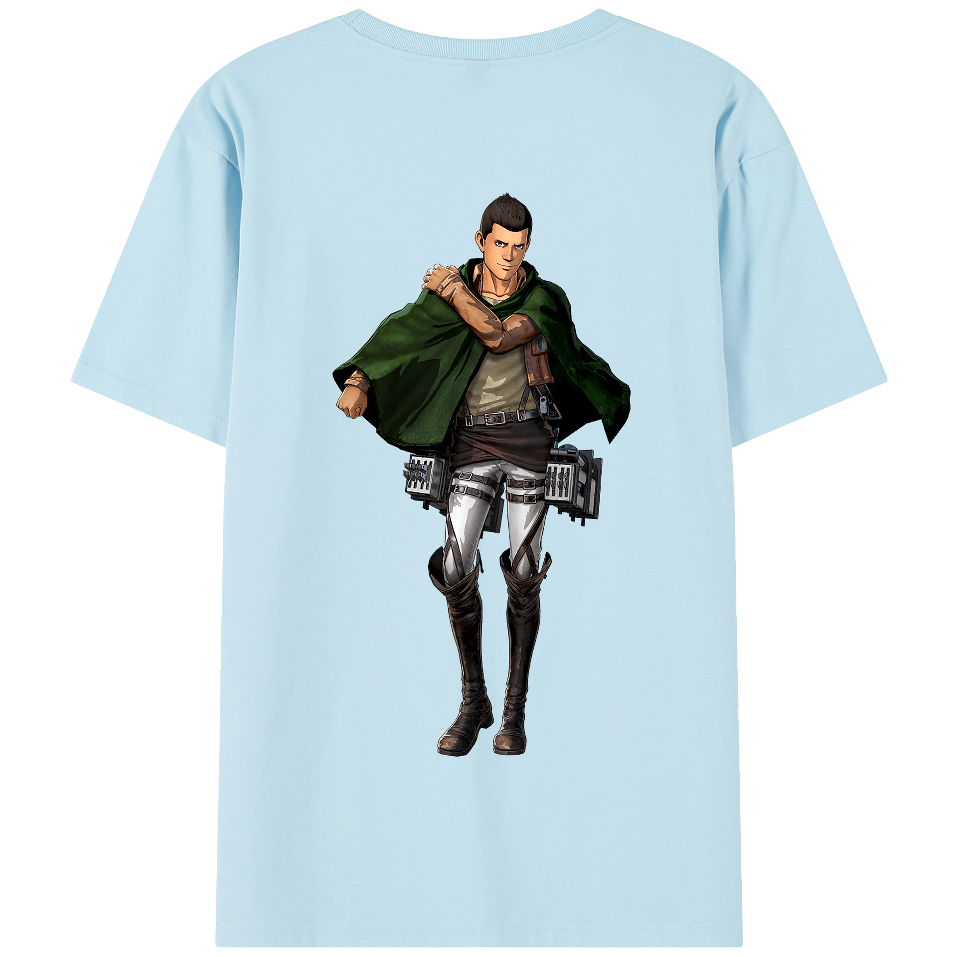 （画像用） 進撃の巨人 Attack on Titan 綿100％半袖Tシャツ（背面プリント）